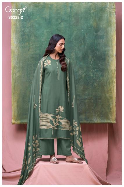 Ganga delissa 5328 silk dress material wholesale in bangalore